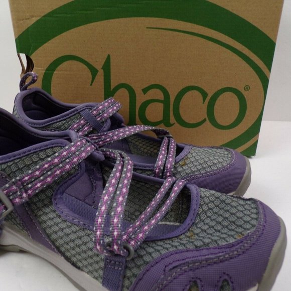 Chaco Women's Purple and Gray Sneakers - Picture 2 of 8